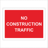 CS545 No Construcion Traffic Trucks Vans Wagons Lorries Diggers