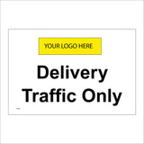 CS550 Delivery Traffic Only Logo Company Details Personalise Name