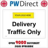 CS550 Delivery Traffic Only Logo Company Details Personalise Name