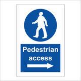 CS560 Pedestrian Access Right Arrow Direction Public Route Way