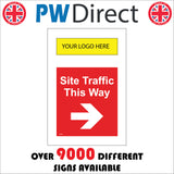 CS564 Site Traffic This Way Right Arrow Logo Name Company Vehicles