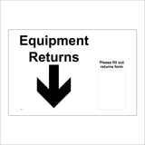CS568 Equipment Returns Please Fill Out Returns Form Arrow