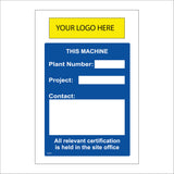 CS570 Plant Number Project Safety Label Logo Details Company Name