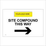 CS575 Site Compound Right Arrow Logo Company Name