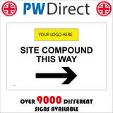CS575 Site Compound Right Arrow Logo Company Name