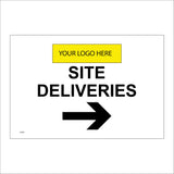 CS584 Site Deliveries Logo Right Arrow Direction Way Personalise