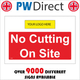 CS587 No Cutting On Site Logo Details Wood Timber Chain Saw