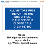 ABL005 Site Entrance Right Left Arrow Access Demolition Traffic