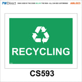 ABL003 Recycling Choice Custom Text Words Refuse Bins Dog Poo