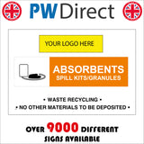 CS598 Absorbants Spill Kits Granules Recycling Company Logo