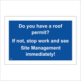 CS600 Do You Have A Roof Permit Stop Working Management