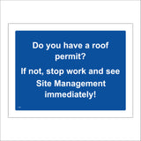 CS600 Do You Have A Roof Permit Stop Working Management