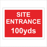 CS611 Site Entrance 100 YDS