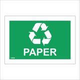 CS628 Paper Recycling Skip Rubbish Green Bin