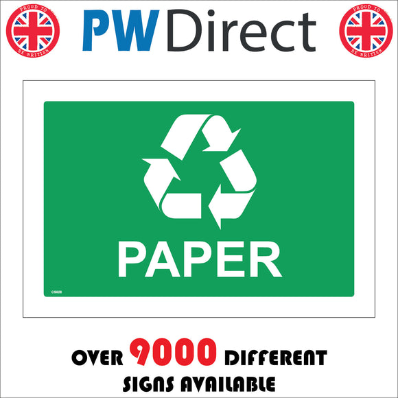 CS628 Paper Recycling Skip Rubbish Green Bin