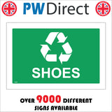 CS630 Shoes Recycling Skip Rubbish Green