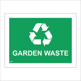 CS632 Garden Waste Recycling Rubbish Skip Green