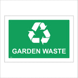 CS632 Garden Waste Recycling Rubbish Skip Green