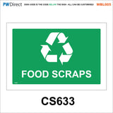 AWBL005 Made To Order Sign Wash Hands Sink Pots Utensils Raw Food