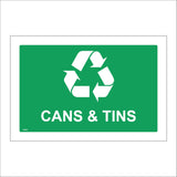 CS634 Cans And Tins Recycling Skip Rubbish