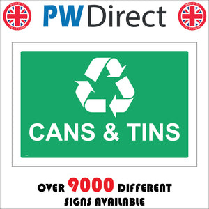 CS634 Cans And Tins Recycling Skip Rubbish