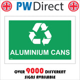 CS635 Aluminium Cans Recycling Rubbish Skip Green