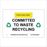 CS641 Company Business Logo Image Custom Recycling Reclaim Reuse