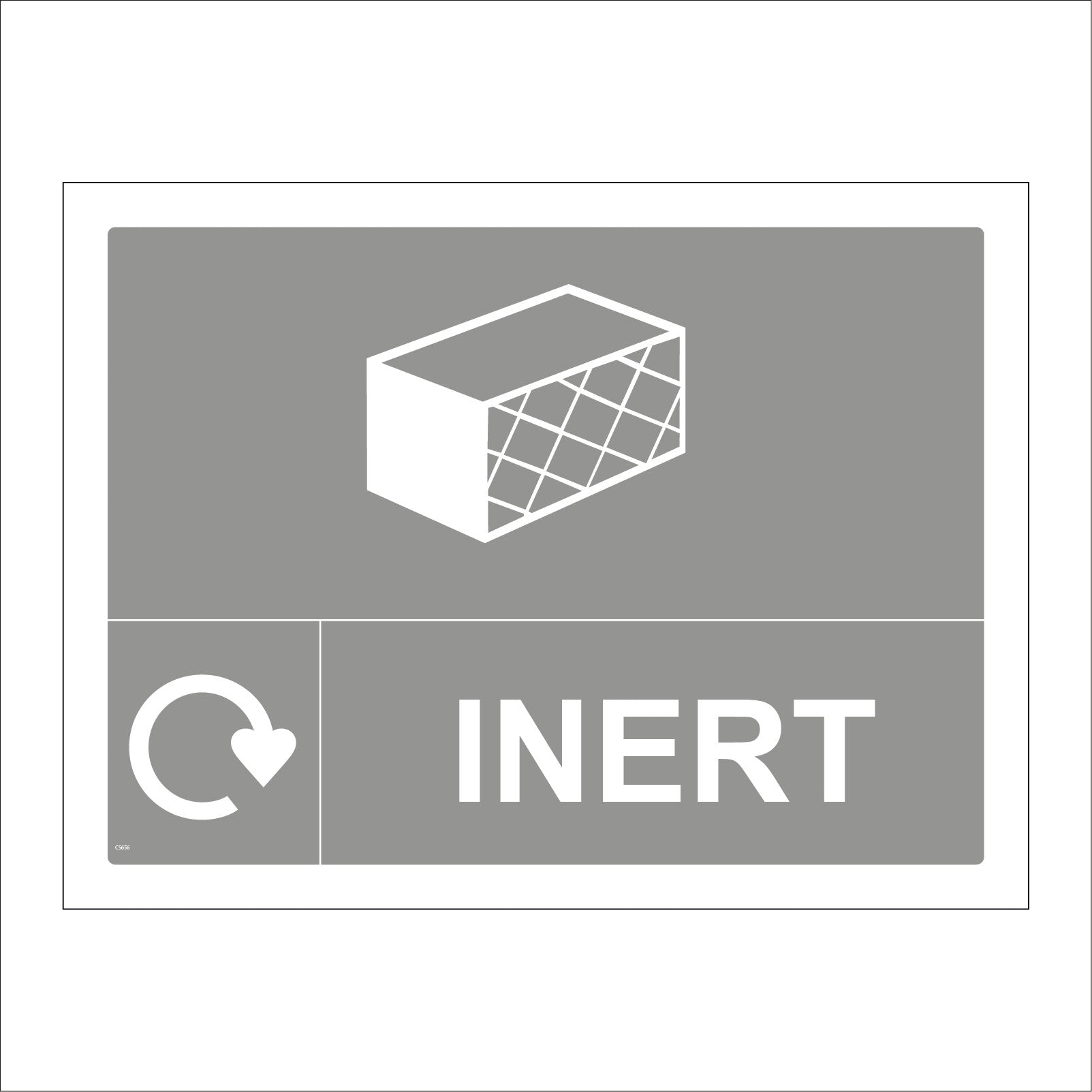 Inert Waste Recycle Waste Skip Bin Grey White Demolition – PWDirect