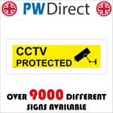 CT022 Cctv Protected Sign with Camera