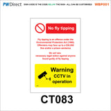 WBP001 CCTV Camera Safety Monitor Surveillance Security Signs