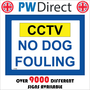 CT085 CCTV No Dog Fouling