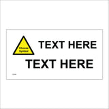 CWS08 Create Your Own Unique Custom Printed  Label Picture Symbol Design Sign