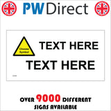 CWS08 Create Your Own Unique Custom Printed  Label Picture Symbol Design Sign