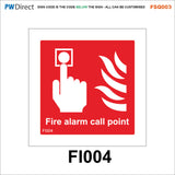 FSQ003 Gas Shut Off Valve Fire Do Not Lift Emergency Break Glass