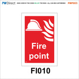 FBP003 Fire Alarm Call Point Extinguisher Action Bucket Hydrant