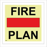 FI016 Fire Plan Sign