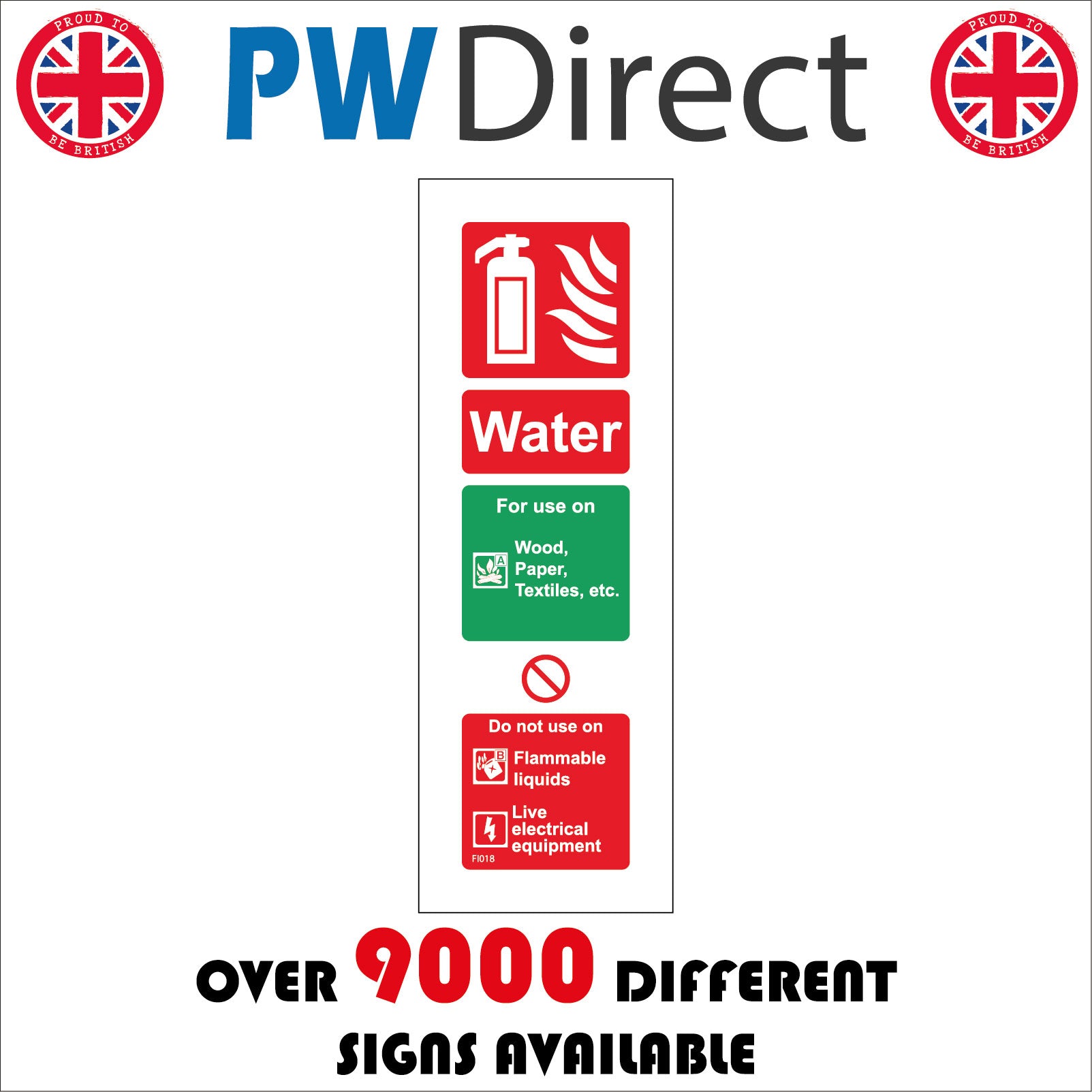 Water Extiguers Sign Water Fire Extinguisher Sign with Fire Extinguisher Fire Tick Canister ...