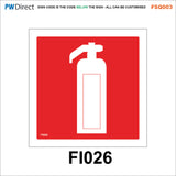 FSQ003 Gas Shut Off Valve Fire Do Not Lift Emergency Break Glass