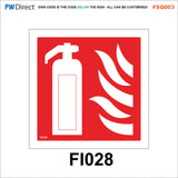 FSQ003 Gas Shut Off Valve Fire Do Not Lift Emergency Break Glass