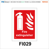 FBP003 Fire Alarm Call Point Extinguisher Action Bucket Hydrant