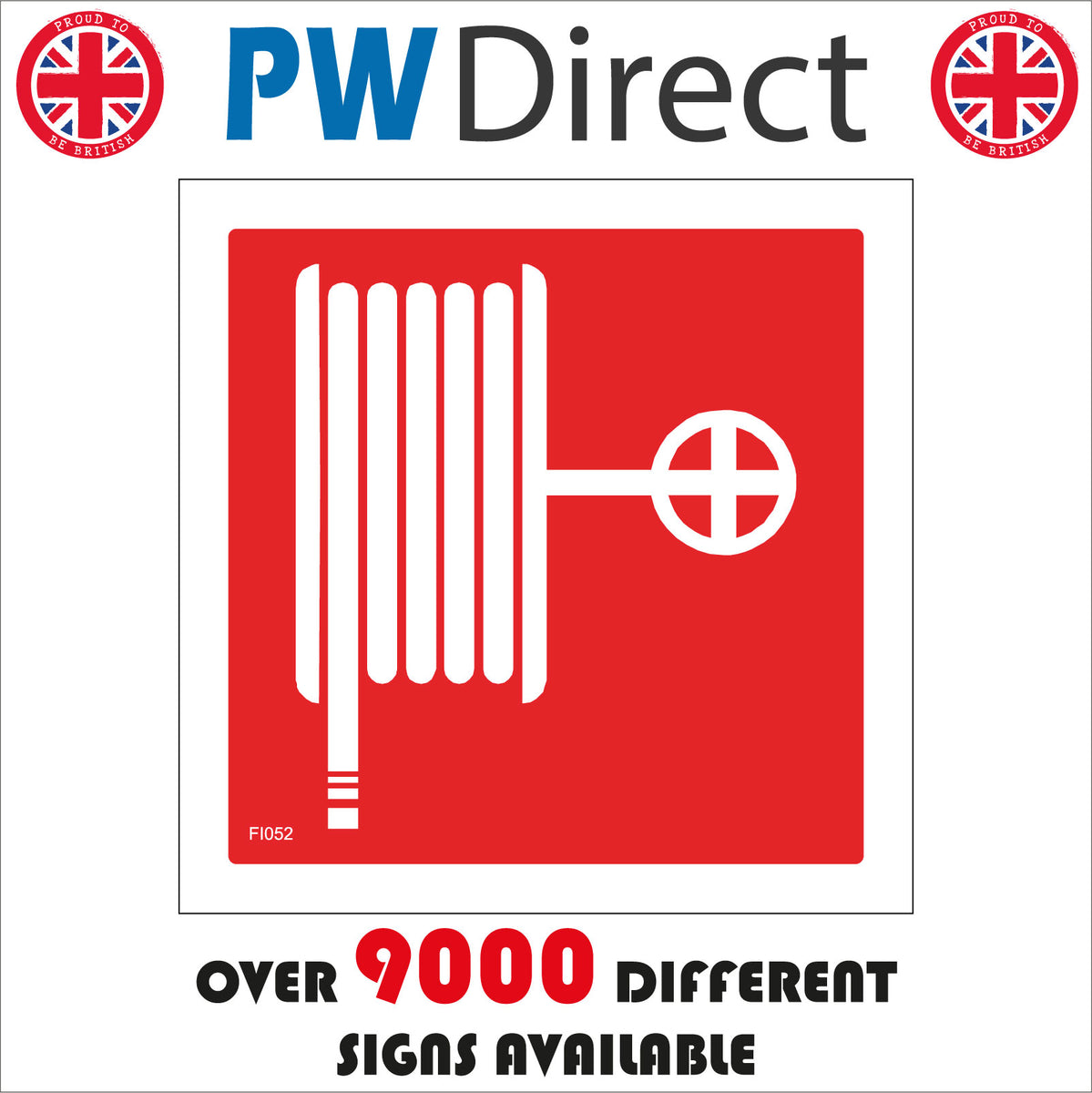 Fire Hose Connection Sign