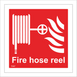 FI067 Fire Hose Reel Sign with Fire Hosepipe