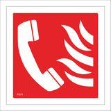 FI073 Fire Telephone Sign with Fire Telephone