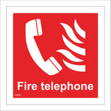 FI075 Fire Telephone Sign with Fire Telephone