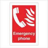 FI077 Emergency Telephone Sign with Fire Telephone