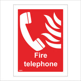 FI078 Fire Telephone Sign with Fire Telephone