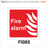 FSQ003 Gas Shut Off Valve Fire Do Not Lift Emergency Break Glass