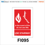 FBP003 Fire Alarm Call Point Extinguisher Action Bucket Hydrant