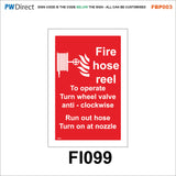 FBP003 Fire Alarm Call Point Extinguisher Action Bucket Hydrant