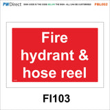 FBL002 Fire Hose Extringuisher In Case of Emergency Gas Shut Off